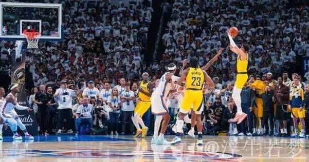 步行者对决雷霆 哈利伯顿高光时刻（6月14日总决赛）